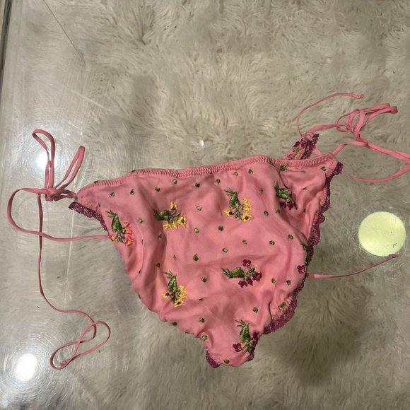 RARE Betsey Johnson ULTRA silk bikini - Picture 4 of 6